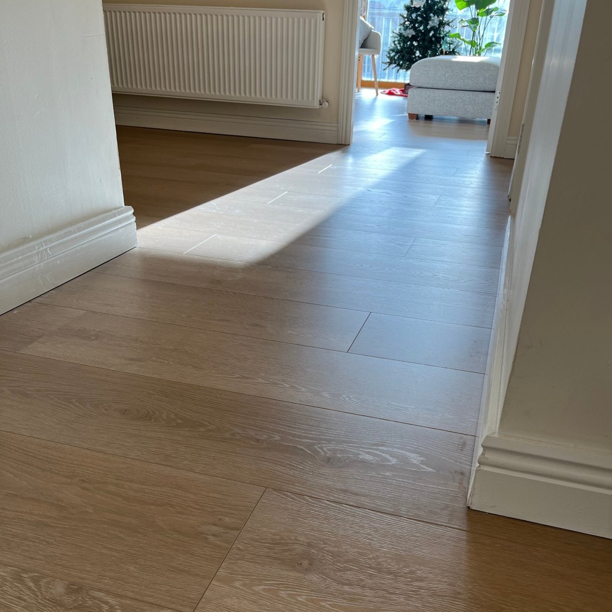 Baum Aqua Plus Washed Oak Long Plank 12mm