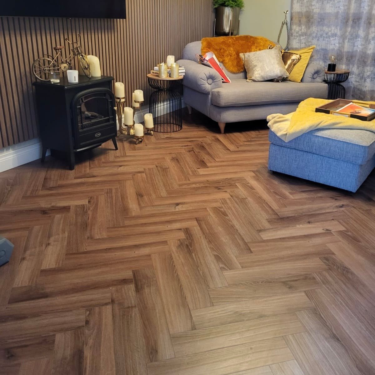 Konig Prestige Espresso Oak Herringbone