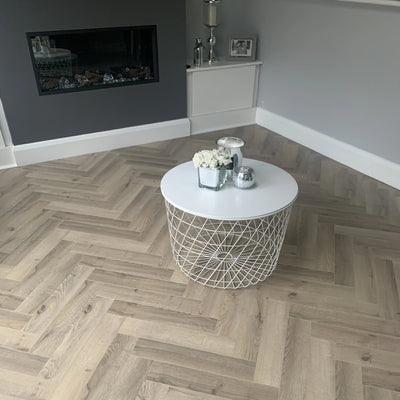 Lignum Fusion Greige Oak Herringbone