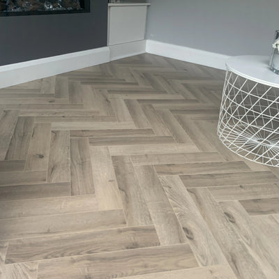 Lignum Fusion Greige Oak Herringbone