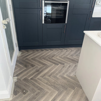 Konig Prestige Rustic Limed Oak Herringbone