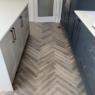 Konig Prestige Rustic Limed Oak Herringbone