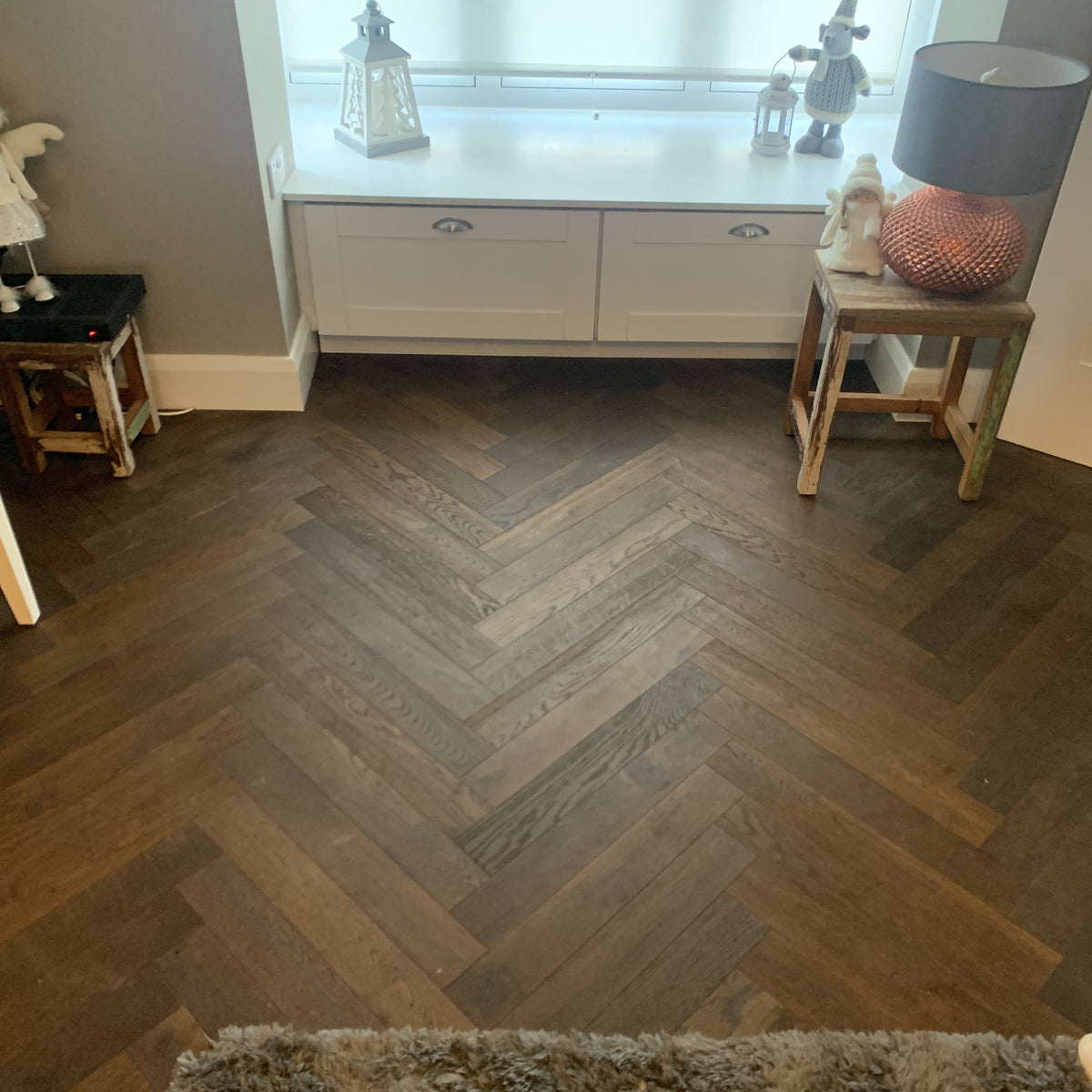 Konig Native Dark Double Smoked Oak Herringbone