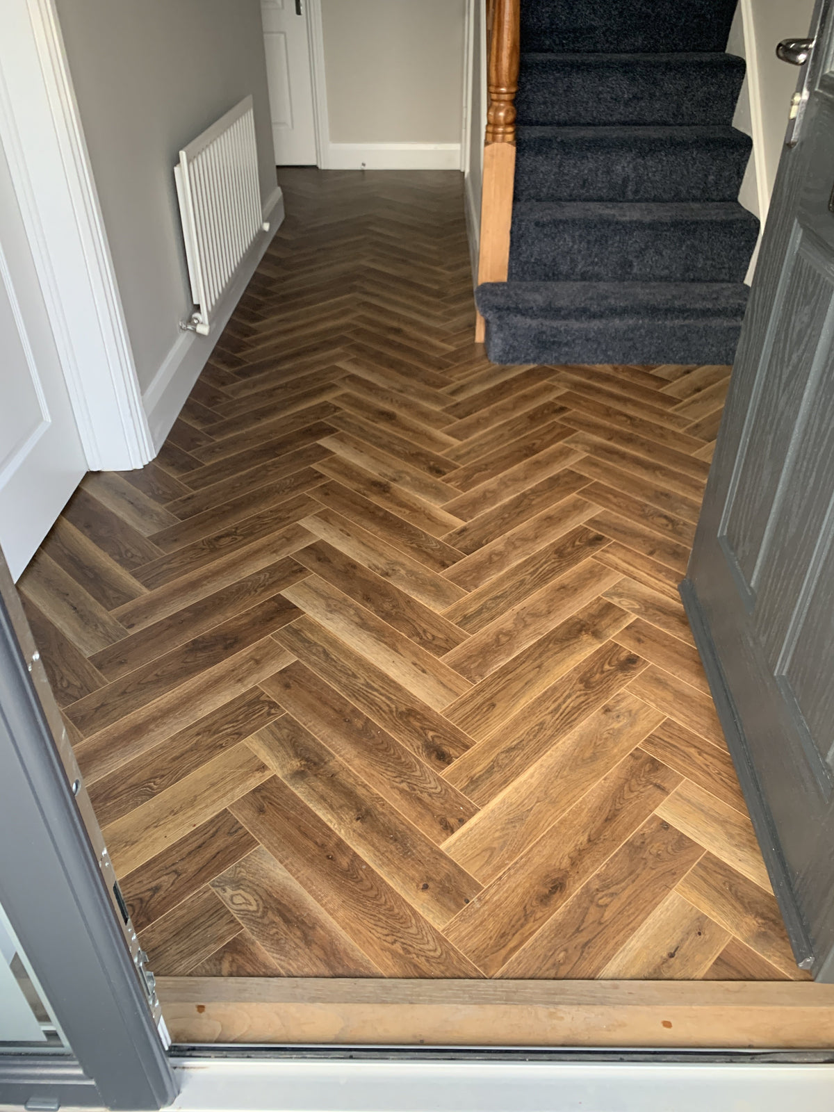 Konig Prestige Lightly Smoked Oak Herringbone