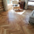 Fika Brushed Oak Natural Herringbone